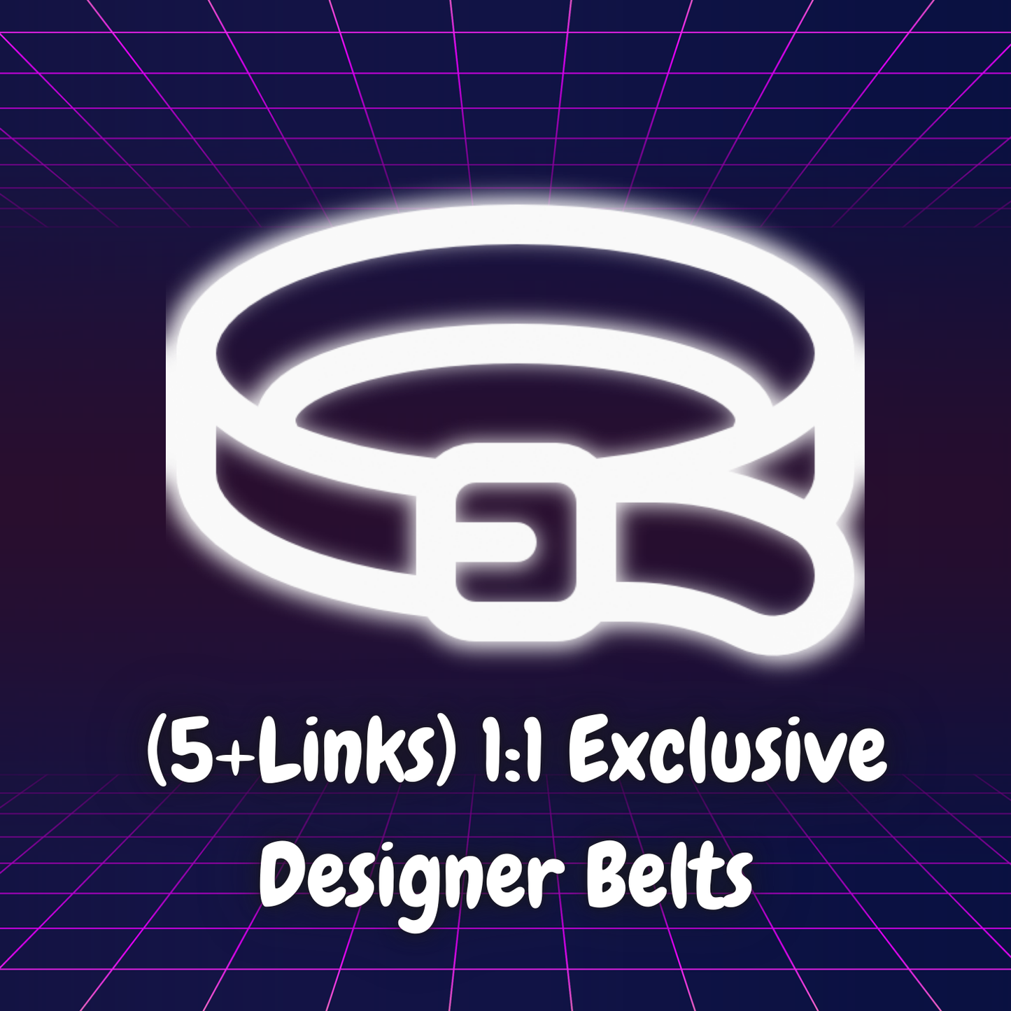 (5+ LINKS) 1:1 Exclusive Designer Belts